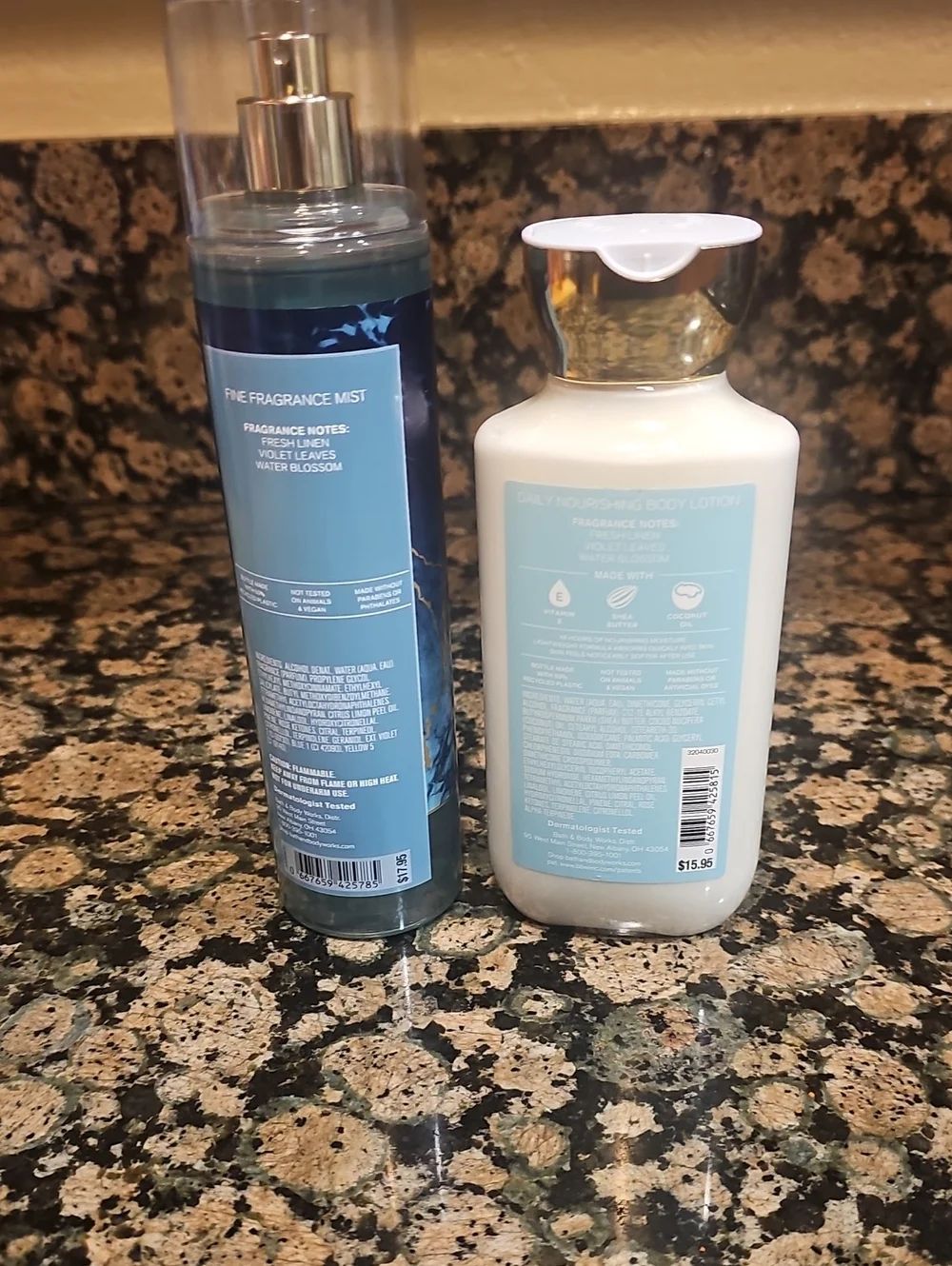 Bath & Body Works Saltwater Breeze Fragrance Bundle